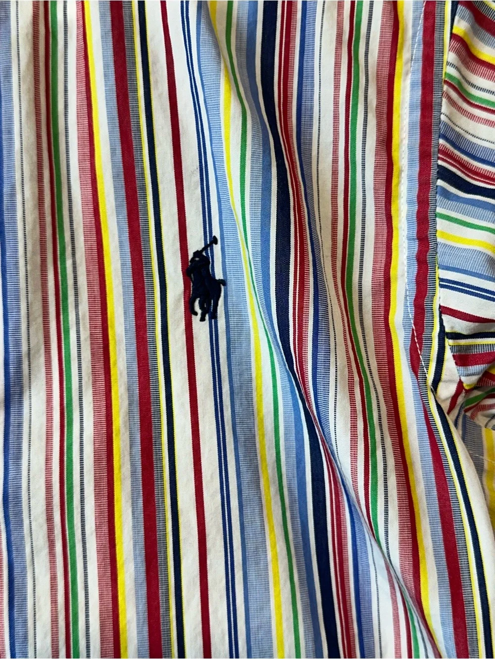 Ralph Lauren Kids Multicolor Striped Button Down Shirt M (10-12)
